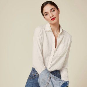 Reformation Lina Shirt - White